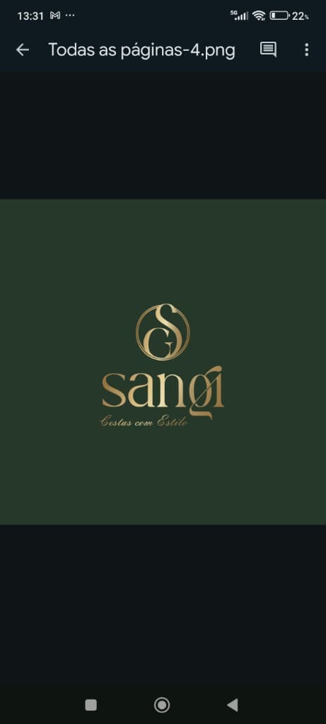 Sangi cestas com estilo